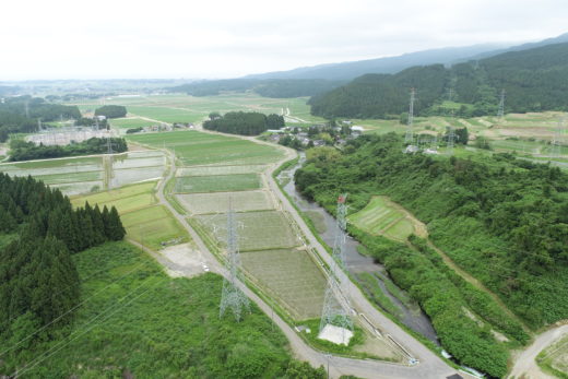 秋田県にかほ市　畑地区　農地集積加速化基盤整備工事